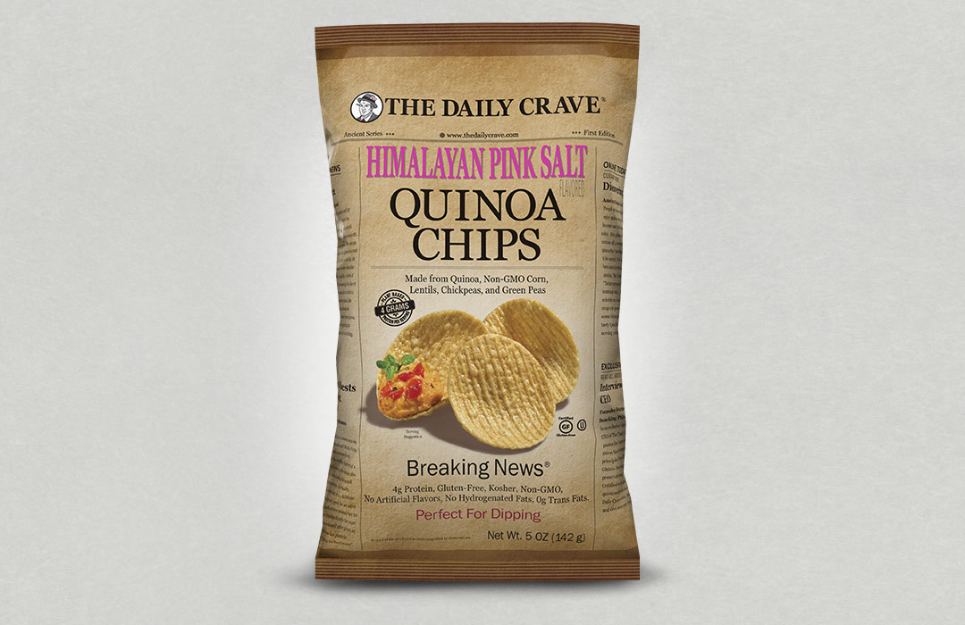 Quinoa Chips Himalayan Pink Salt The Daily Crave