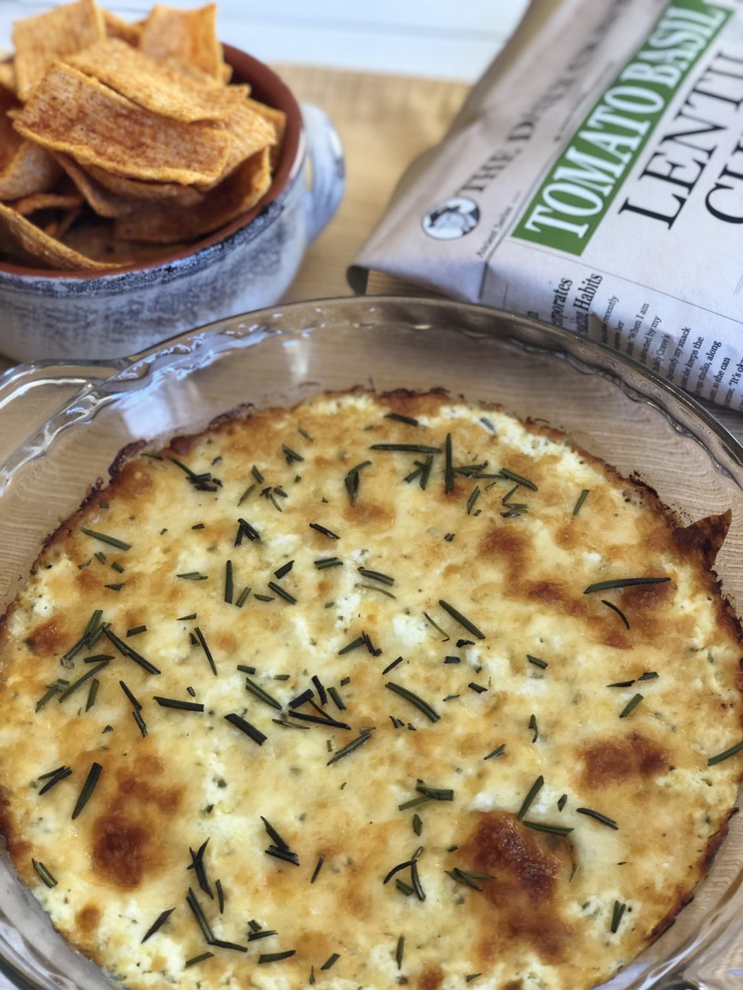 The Daily Crave Dips Baked Garlic Cheese Dip